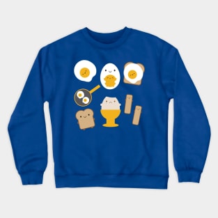 Kawaii Eggs For Breakfast Crewneck Sweatshirt